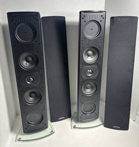 Definitive Technology 093207011887 Mythos Two Floor Standing Speakers Pair Black Tested