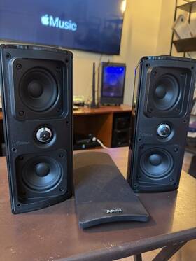Definitive Technology 093207012013 Mythos Gem Main / Stereo Speakers. Only One Grill Definitive Technology 093207012013 Mythos Gem Main / Stereo Speakers. Only One Grill