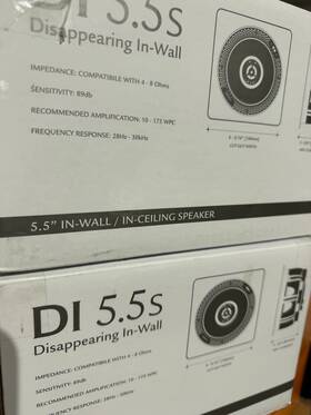 Definitive Technology 093207063794 Di 5.5s In-wall / Ceiling Speakers