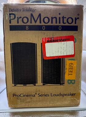 800-2-way Definitive Technology 531479665846 Promonitor Satellite Or Bookshelf Speaker