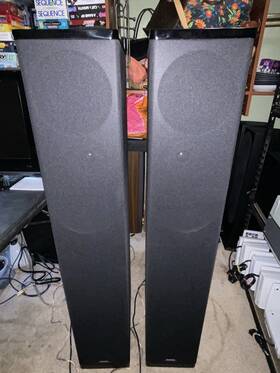 Bp-2000tl Definitive Technology Bp2000lt 2 Floor Standing Speakers W 500w Built In Subs