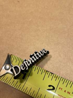 Bp2004tl Definitive Technology Bp 2004 Tl - Metal Emblem Sign Only