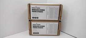 S1001 Denali Audio Wireless Stereo Pairing Speakers Lot Of 2 New In Box