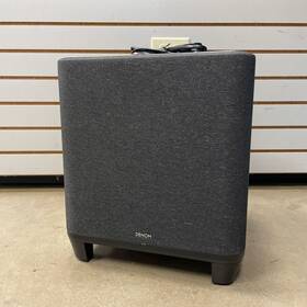 Denon 747192145040 Home Subwoofer Deep Powerful Bass 8inch Bass-reflex Woofer Black