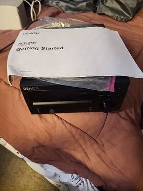 Rcd-m39 Denon Cd Receiver.executive Shelf With Remote Tested