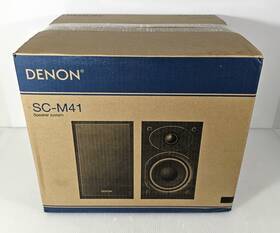 Sc-m41bk Denon Sc-m41 Bke3 Bookshelf Speakers Black New Sc-m41bk Denon Sc-m41 Bke3 Bookshelf Speakers Black New