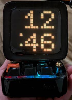 Divoom A8i-ditoo-plus Ditoo-plus Bluetooth Table Speaker Black Pixel Art