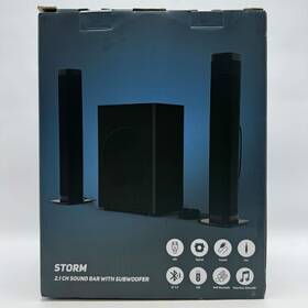 Msd0011 Dr. J Professional Storm 2.1 Channel Sound Bar/subwoofer Soundbar Black