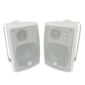 Dual Electronics 675904088890 4 Inch 3-way High Performance Outdoor Indoor Speakers With Power