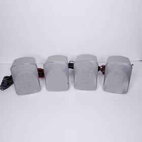 Sa-sp5 Durabrand Surround Satellite Speakers Set Of 4 Gray Tested Works