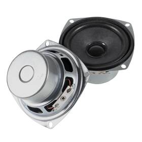Dweii 687117762573 2pcs 10w Mini 3 Inch Hifi Full Range Speaker 8 Ohm Anti-magnetic Audio