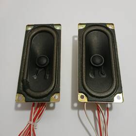Ydt511e Dys 2 Small Speakers 5w 8 Ohm. 2in X 4.25 Inch Pre-owned Tested