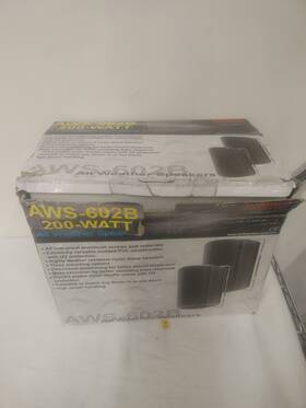 Aws-602b Earthquake Sound 200w All Weather Indoor Outdoor Speakers Aws-602b Earthquake Sound 200w All Weather Indoor Outdoor Speakers