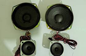 Ak251 Eastern Asia Replacement Magnavox Speaker 2 Pr Of Woofer 20w 8ohm &pr Twitter 30w Ak251 Eastern Asia Replacement Magnavox Speaker 2 Pr Of Woofer 20w 8ohm &pr Twitter 30w