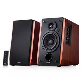 R1700bt Edifier 667261905415 Bluetooth Bookshelf Speakers Powered 2.0 Setup Brown