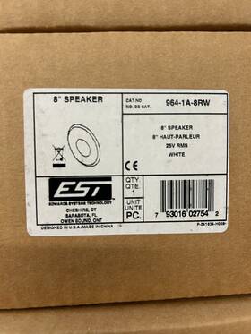 964-1a-8rw Edwards Est Kiddie New In Box Ceiling Mount Speaker 8inch