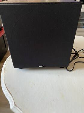 Elac 850008944154 Sub1010 120 Watt 10 Inch Powered Subwoofer Black Sub1010-bk - Made In China