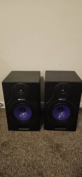 Dbr62bk Elac Hhb Circle 5 Active Monitors Speakers Made In Uk Consecutive Serial # Rare