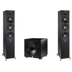 Elacbdl241004-18 Elac - Two Df63-bk Debut 3.0 6.5 Inch Floor Speaker Black And Ps350-bk