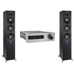 Elacbdl241004-20 Elac - Two Df63-bk Debut 3.0 6.5 Inch Floor Speaker Black And Ds-a101-g