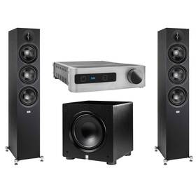 Elacbdl241004-21 Elac - Two Df63-bk Debut 3.0 6.5 Inch Floor Speaker Black Ds-a101-g D