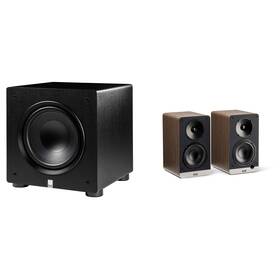 Elacbdl241004-29 Elac Dcb41-wn - Debut Connex 4.5 Inch Powered Speakers Walnut Pair And Ps