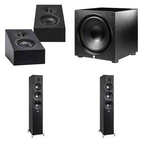 Elacbdl241112-04 Elac Df53-bk - Debut 3.0 5.25 Inch Floor Speaker Black Pair Da43-bk Deb