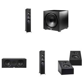 Elacbdl241112-05 Elac Df53-bk - Debut 3.0 5.25 Inch Floor Speaker Black Pair Da43-bk Deb
