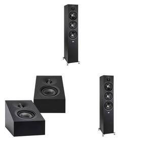 Elacbdl241112-14 Elac Df63-bk - Debut 3.0 6.5 Inch Floor Speaker Black Pair And Da43-bk
