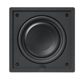 Iw-s10eq-w Elac Integrator Series In-wall Powered Subwoofer With Cvc And Auto Eq