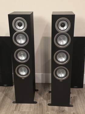 Uf51-bk Elac Uf51 Uni-fi Floorstanding Speakers - Pair Tested