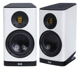 Vbs404.2-gw Elac 7 Inch 2-way Bookshelf Speakers - Gloss White