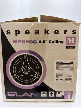 Mp650c Elan 6.5 Inch In-ceiling Speakers Pivoting Woofer And Tweeter 2-way