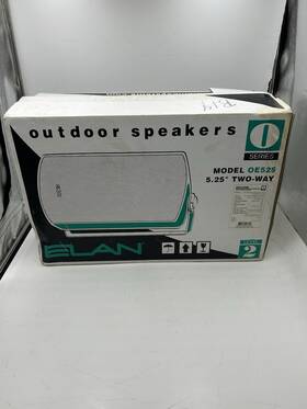 Oe525sw Elan Oe-525 Outdoor Speakers - 5.25 Inch 2 Way White Level