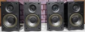 Energy 629303100288 Take 2 Bookshelf Satellite Speakers - Piano Black -set Of 4