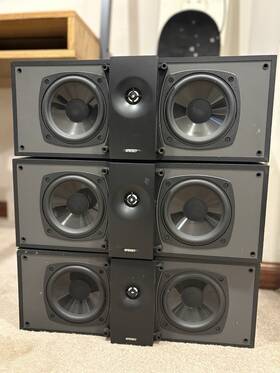 Xl-c2-1 Energy Center 3x Speaker Set Bundle Lot Theater Sub Amp Home Bass