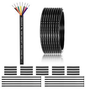 B0cx9db41g Enerjour 22 Gauge 8 Conductor Electrical Wire 50ft Ul 2464 Awg Cable Tinned Co B0cx9db41g Enerjour 22 Gauge 8 Conductor Electrical Wire 50ft Ul 2464 Awg Cable Tinned Co