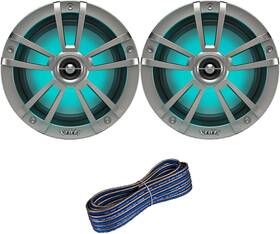 2-6mblt Enrock Marine Infinity 6.5 Inch Led Speakers Qty 2 1 Pair Of Oem With 50ft