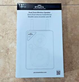 Eosp-622 Eos Eosp622 Commercial Wireless Audio Dual Zone Speaker New In Box