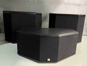 Rsr350 Eosone Rcr350 Rare And E350 Audiophile Speaker Set Lot Of 3 Tested