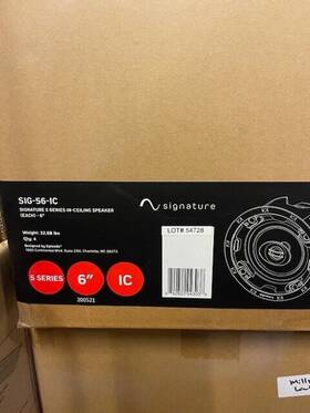 Sig-56-ic Episode 842822043021 Sig Signature #sig-56-ic 4 Spkr Per Box Sig-56-ic Episode 842822043021 Sig Signature #sig-56-ic 4 Spkr Per Box