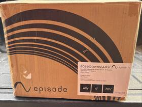 Ecs-500-aw70v-4-blk Episode All Weather Commercial Surface Mount Speaker New Ecs-500-aw70v-4-blk Episode All Weather Commercial Surface Mount Speaker New