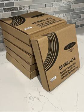 Es-grill-ic-6 Episode Lot Of 6 In-ceiling Aluminum Speaker Grill Weatherproof
