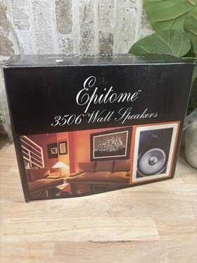 3506 Epitome 6 1/2 In-wall Speakers W/ Tweeters 40 Watt