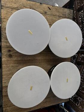 60-1311-03 Extron Sf 3ct Lp 3 Inch Full Range Ceiling Speakers 4 Units Lot