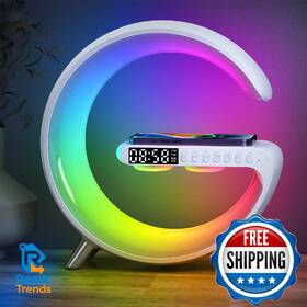 B0fl3vkpzl Feknnedm Smart Led Table Lamp 4-in-1 Wireless Charger Music Rhythm Ambient Nig