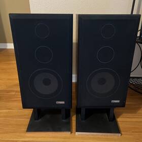 Ds-825 Fisher Ds-128 Three Way Speaker System Pair Tested Working