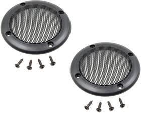 Fl-010263 Floratek 2pcs 3.5 Inch Car Speaker Grill Cover Guard Protector With Black