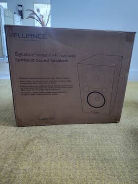 Fluance 061783263587 Signature Hifi 2-way Bookshelf Surround Sound Home Theater Speakers