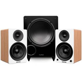 Ai41wdb10 Fluance Powered 5 Inch Bookshelf Speakers 10 Subwoofer 15ft Sub Cable